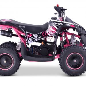 The Best Girls Pink 50cc 2-Stroke Petrol Rev and Go Off Road Quad Bike