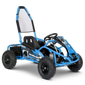 Blue Mud Monster 100cc 4 Stroke Chain Driven Petrol Sit in Go Kart