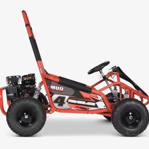 best Red Muddy Monster 100cc 4 Stroke Petrol Off Roading Go Kart Buggy