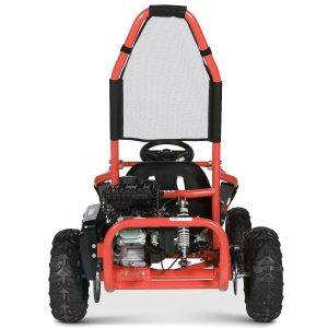 deal Red Muddy Monster 100cc 4 Stroke Petrol Off Roading Go Kart Buggy