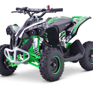 best Black & Green 50cc 2-Stroke Petrol Rev & Go Farm Style Quad Bike