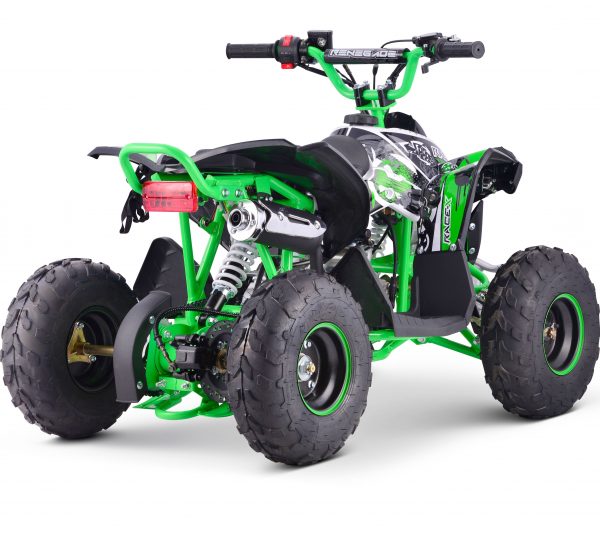 sale Pre Built Black & Green 100cc 4-Stroke Petrol Automatic Off Road Quad Bike