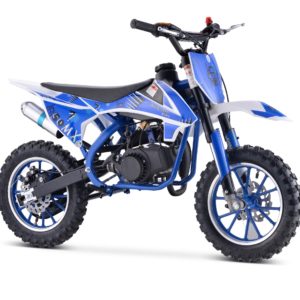 Blue Age 6-12 Chunky Tyre 49cc Petrol Compact Dirt Bike