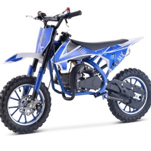 Blue Age 6-12 Chunky Tyre 49cc Petrol Compact Dirt Bikes