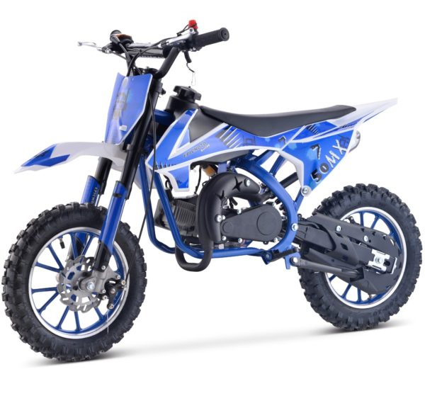 Blue Age 6-12 Chunky Tyre 49cc Petrol Compact Dirt Bikes