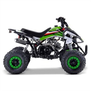 Green 12+ Teenager 125cc Automatic 4 Stroke Petrol Quad Bike 25mph