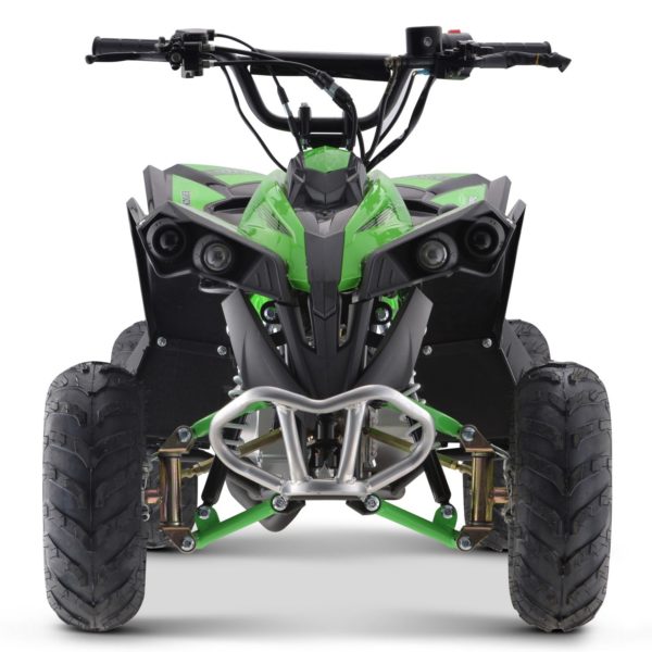 Green 8-14 Year Olds 110cc Kids 4-Stroke Petrol Powered Quad Bike