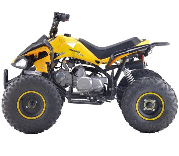 Mustard 12+ Teenager 125cc Automatic 4 Stroke Petrol Quad Bike 25mph