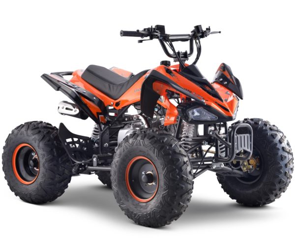 Orange 12+ Teenager 125cc Automatic 4 Stroke Petrol Quad Bike 25mph