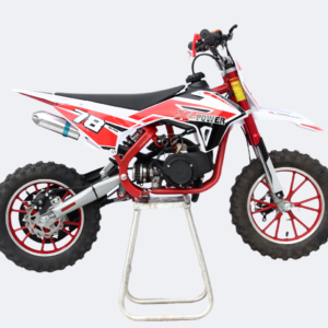 Red Age 6-12 Chunky Tyre 49cc Petrol Compact Dirt Bike