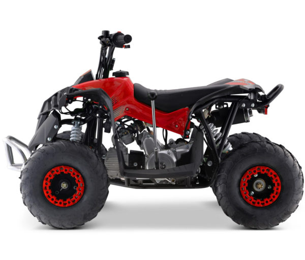 Red Age 8-14 110cc Youngsters 4-Stroke Petrol Powered Quad Bike