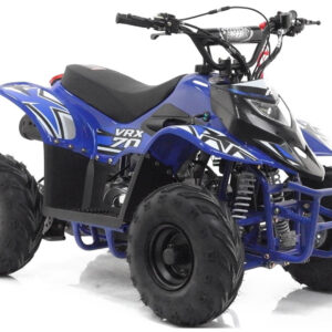 Stormz Kids Blue 70cc Automatic Petrol Engine Quad Bike 6-10 8