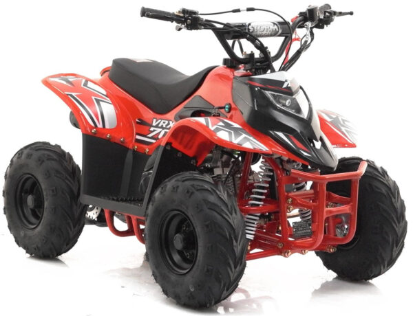 Stormz Kids Red 70cc Automatic Petrol Engine Quad Bike 6-10