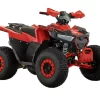 Red Teens 125cc 4-Stroke Petrol Optimus Prime Quad Bike