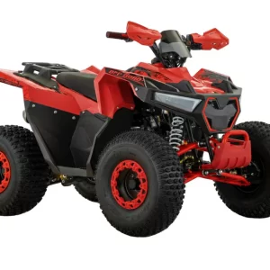 Red Teens 125cc 4-Stroke Petrol Optimus Prime Quad Bike